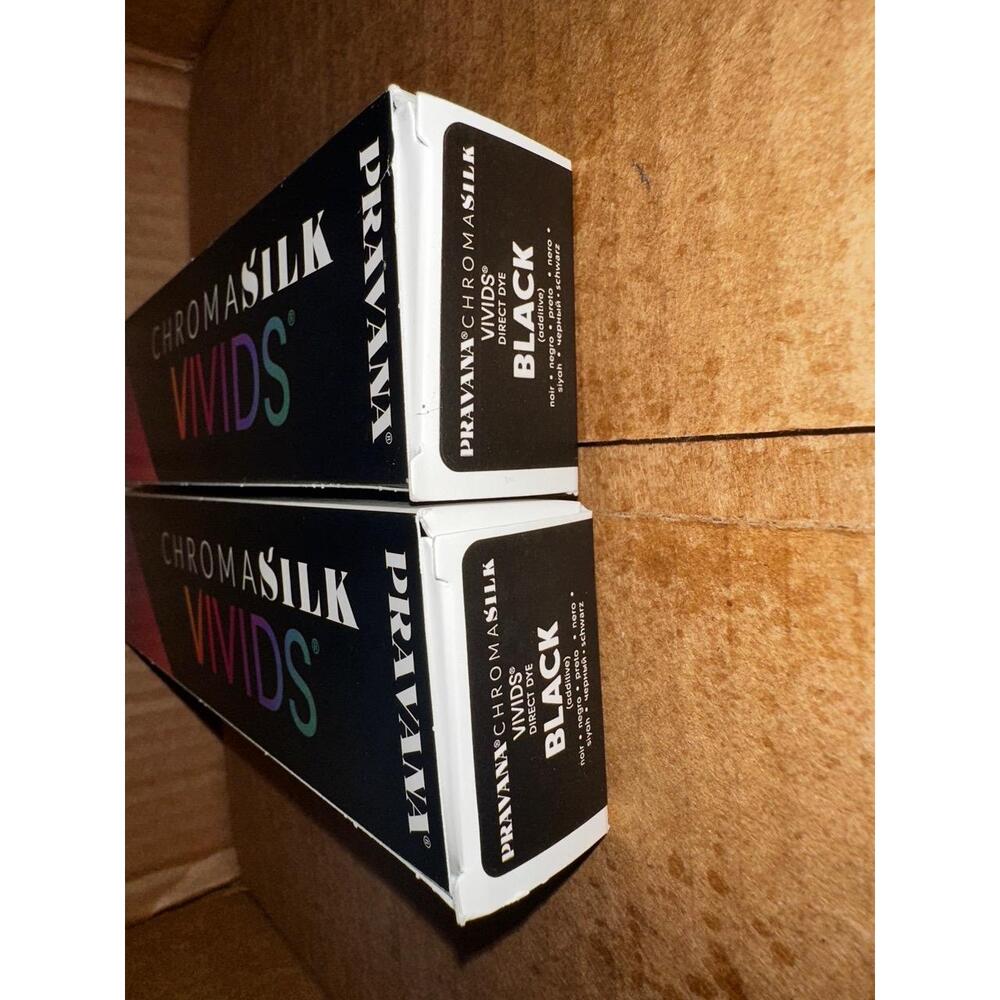Pravana Black semi Demi direct Dye Permanent Color ChromaSilk Vivids Hair Color
